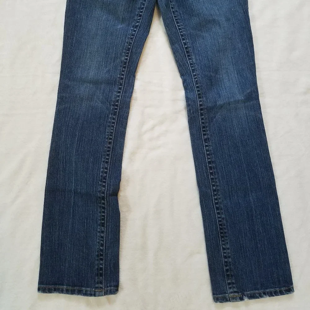 American Eagle Straight denim jeans sz 6 reg - Picture 2 of 6